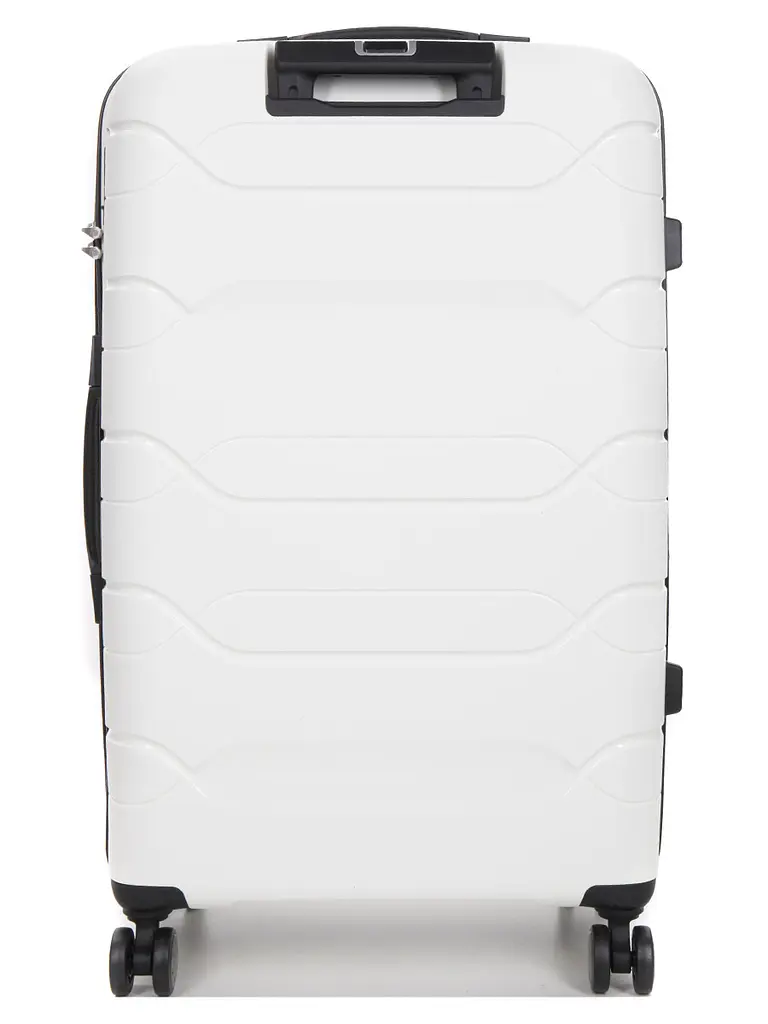 Валіза велика L поліпропілен Worldline Airtex 282 109л 74×47×30см Білий - фото 4
