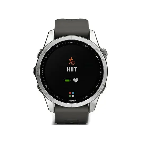 Смарт-годинник Garmin Fenix ​​7S Silver with Graphite Band (010-02539-00/01) - фото 2