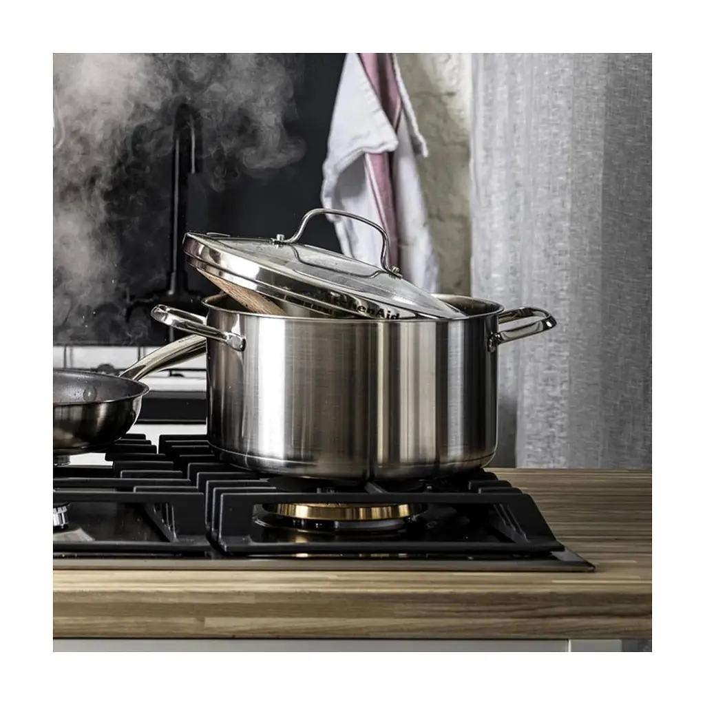Каструля KitchenAid Proline з кришкою 24 см 5,7 л (CC001879-001) - фото 2
