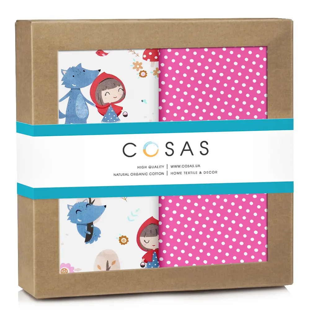 Багаторазові пелюшки дитячі RED RIDING HOOD CS2 2шт COSAS (4822052127926)