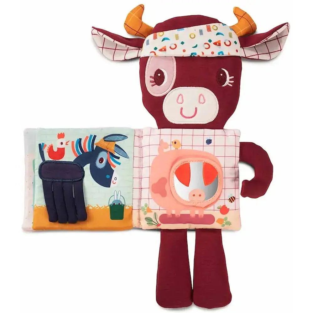 М'яка книга Lilliputiens Корівка Розалі світиться у темряві (83418) - фото 5