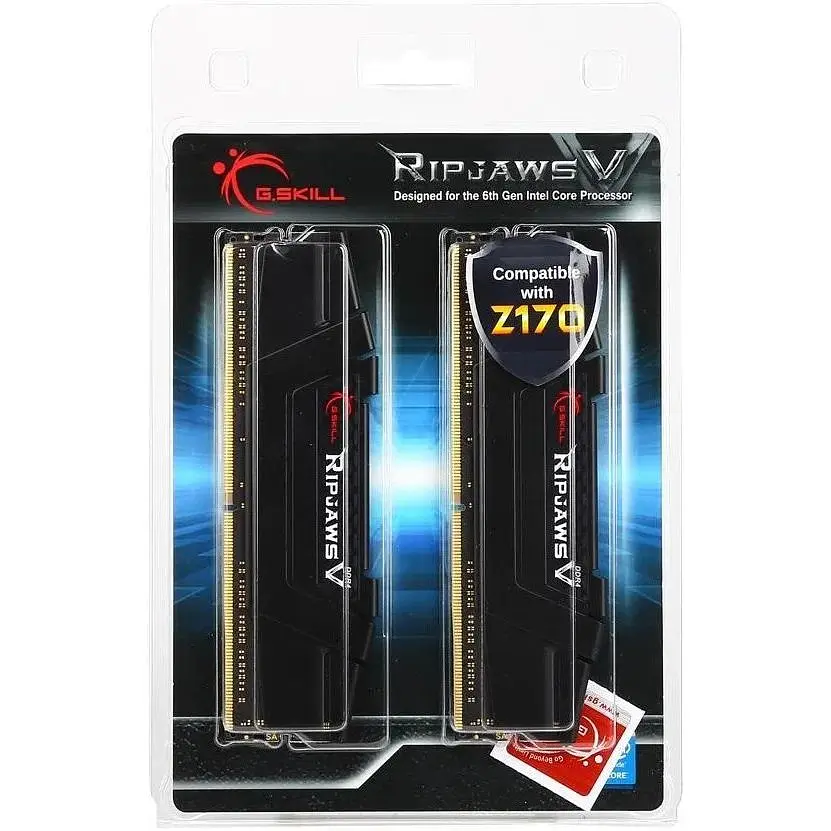 Модуль пам'яті G. Skill Ripjaws DDR4 16GB (2x8GB) 3200MHz V (F4-3200C16D-16GVKB) - фото 3
