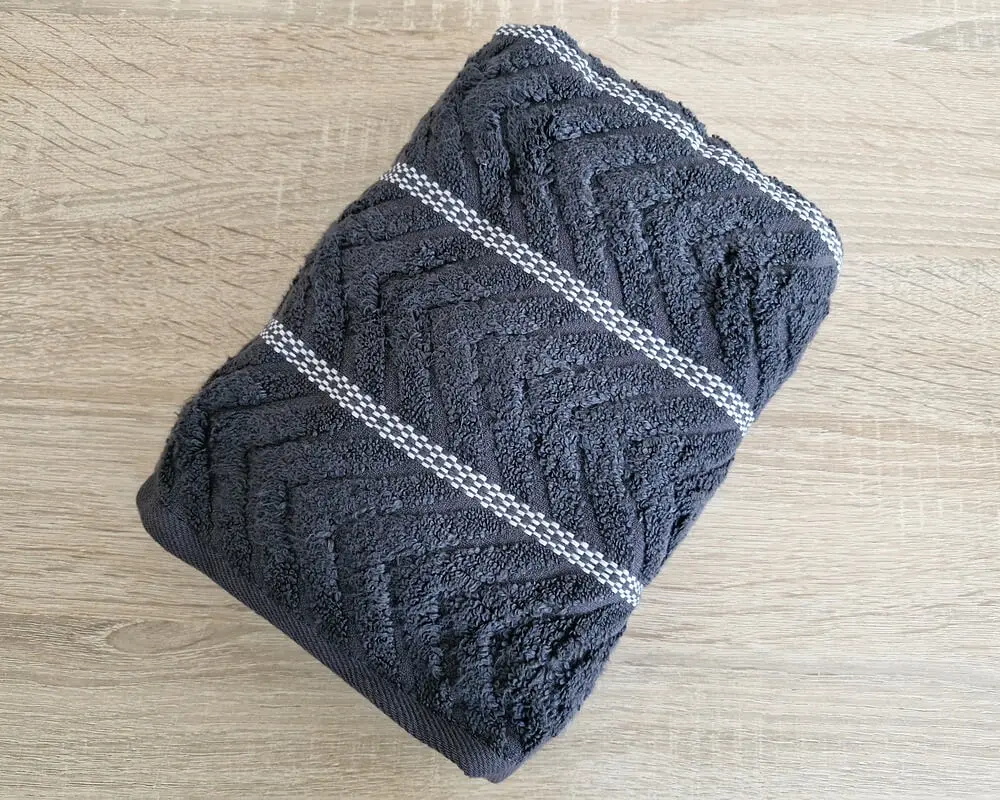 Набір турецьких махрових рушників Cestepe MicroCotton Premium 3 штуки 50x90 Multi 3 щільність 600 г/м2 - фото 8