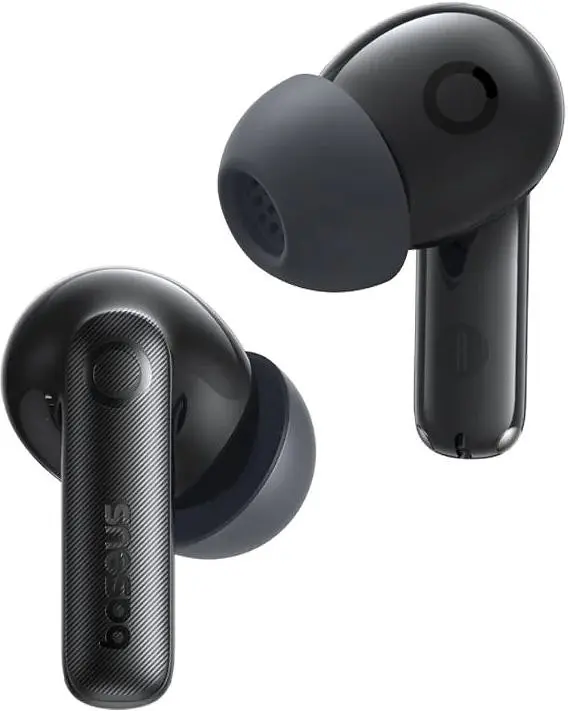 Бездротові навушники Bluetooth 6.0 - Baseus EP10 Pro чорні (ANC) - фото 4