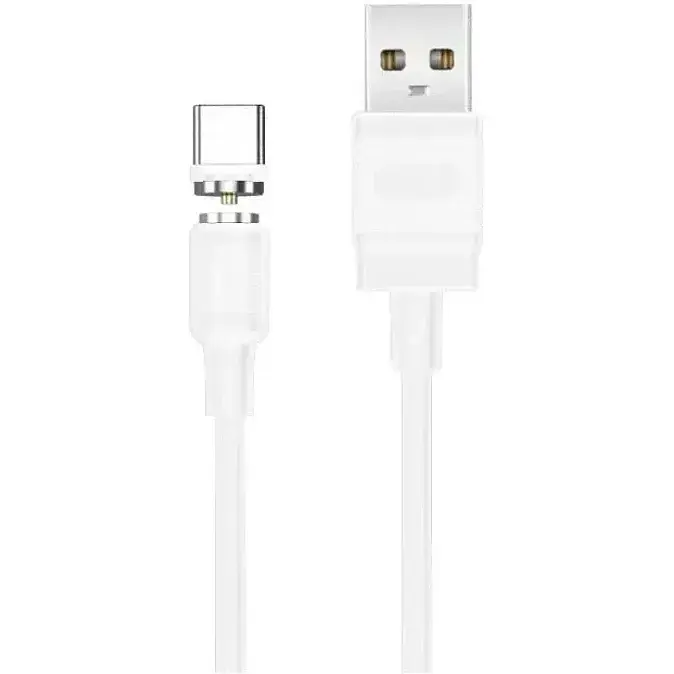 Кабель XO NB187 USB A - USB C 2.1 A 1 м білий - фото 2