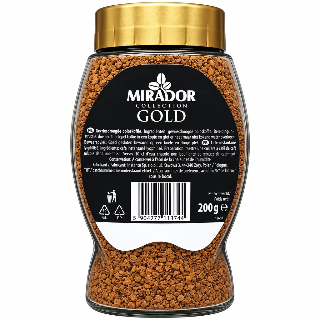 Кава розчинна Mirador Gold, 200 г, скляна банка - фото 2