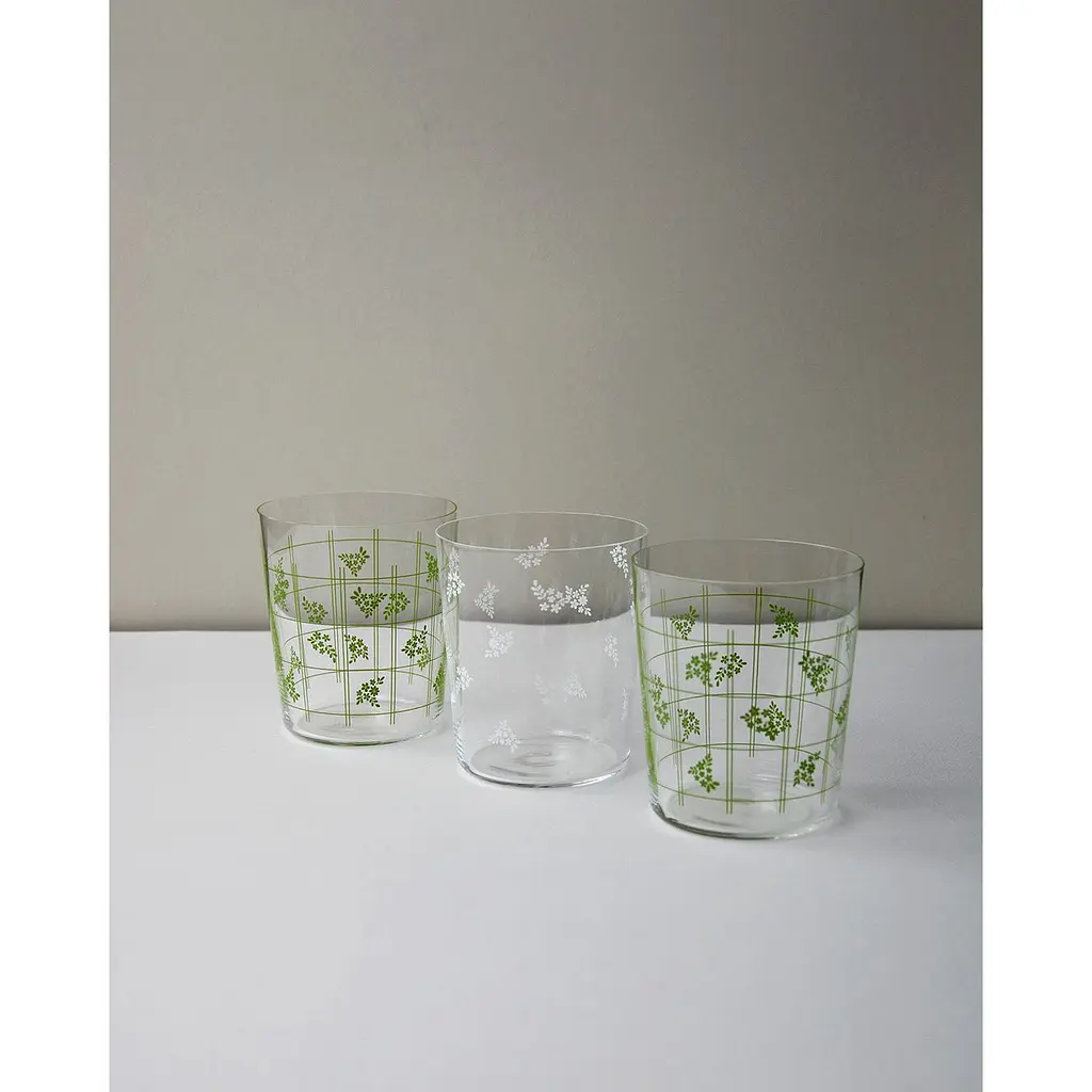 Уцінка. Набір низьких склянок Concept Glass Флора 430 мл 3 шт.  (CG3-40821) - фото 3