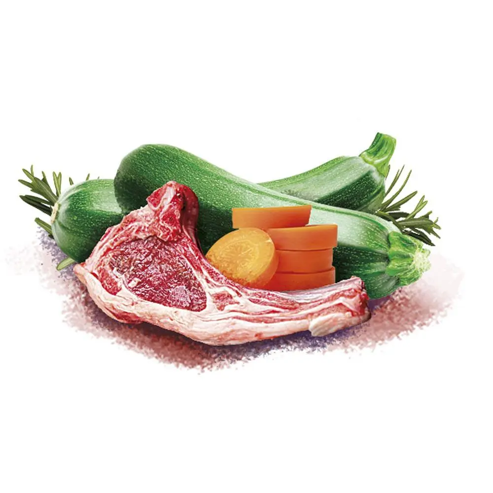 Вологий корм для дорослих собак Brit Care Christmas for Dogs Lamb with Carrots різдвяна вечеря з ягням та морквою, 400 г - фото 2