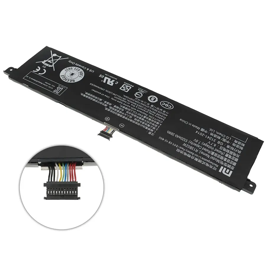 Акумулятор для ноутбука Xiaomi R13B03W (RedmiBook 13) 7.7V 5200 mAh 40Wh Black - фото 2
