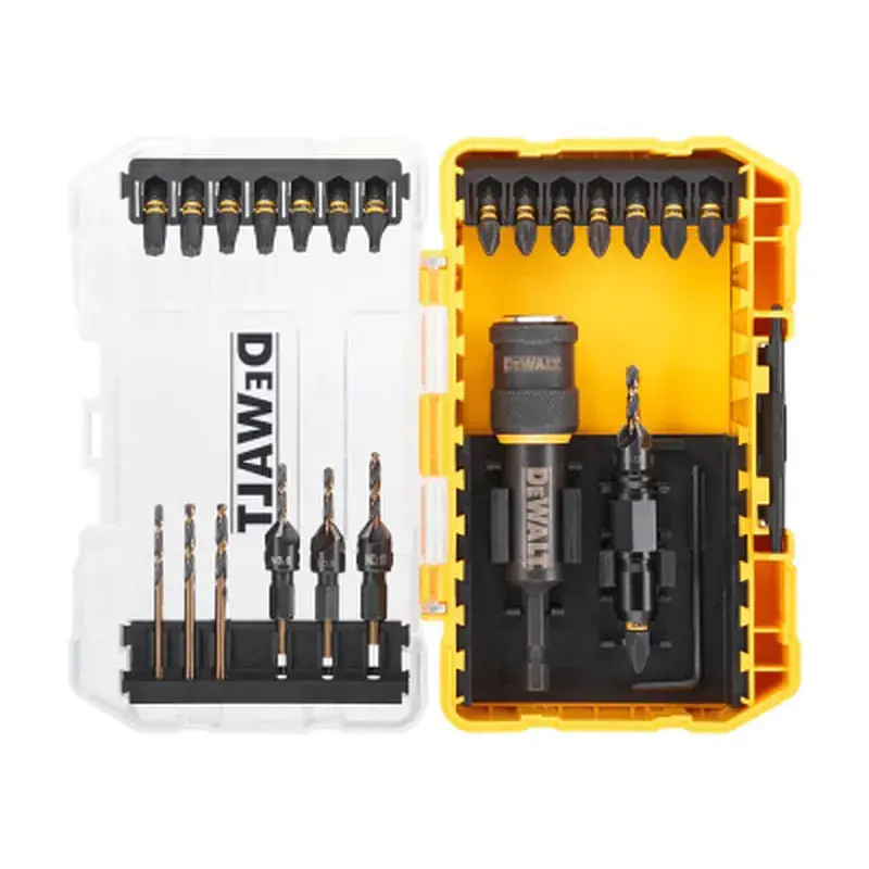 Набір свердл і біт DeWALT FLEXTORQ FLIP & DRIVE, з зенкерами, 25 шт, Tough Case S (DT70779T) - фото 2
