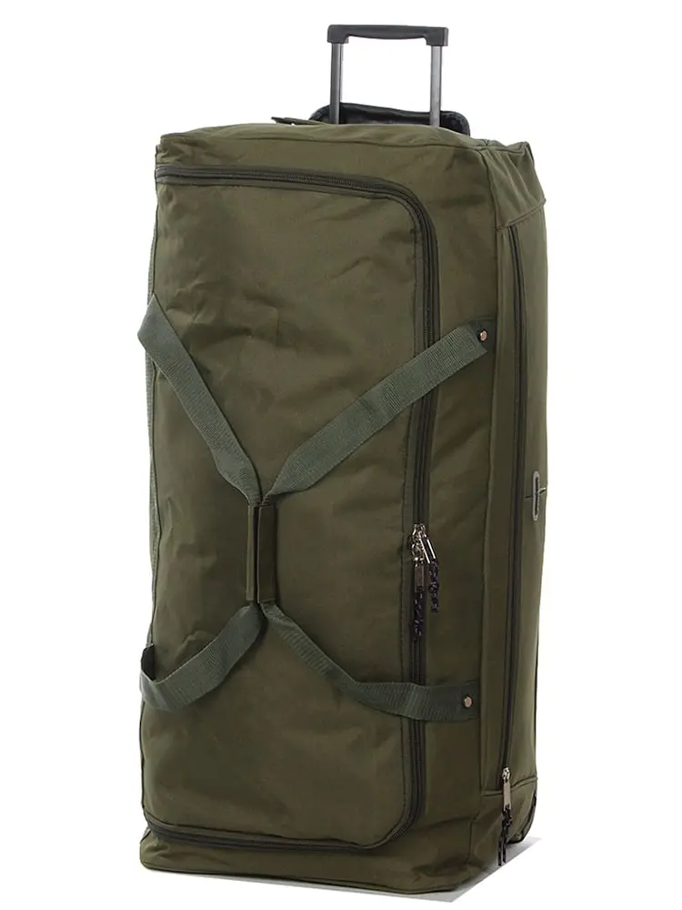 Велика дорожня сумка на колесах Madisson Snowball 21082 XL Хакі - фото 3