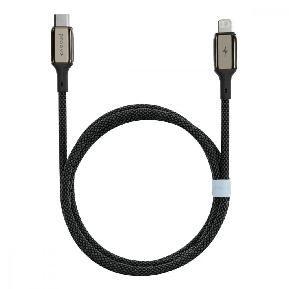 Кабель Proove Dense Metal Type-C to Lightning 27W (1m) black (CCDM27002101) - фото 4