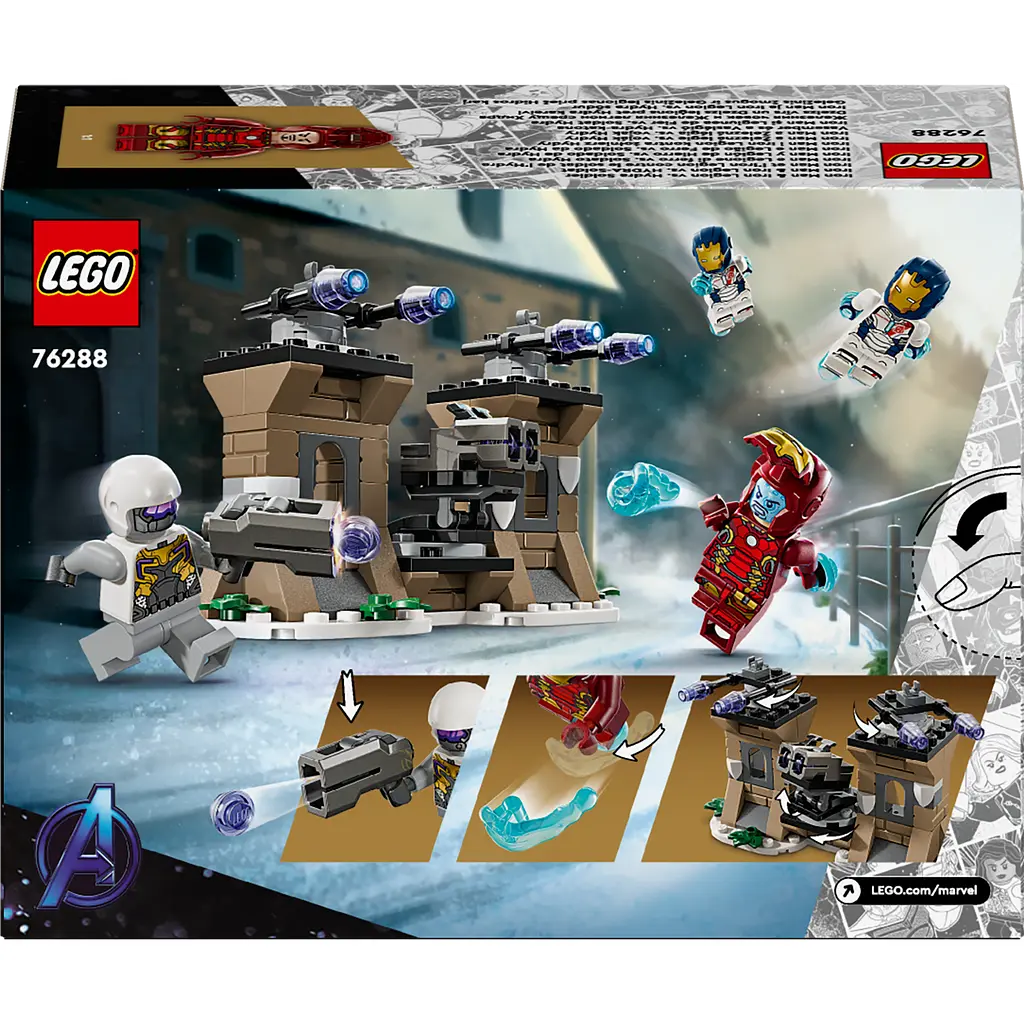 Конструктор LEGO Super Heroes Marvel Железный Человек и Железный легион против солдата Гидры 135 деталей (76288) - фото 2