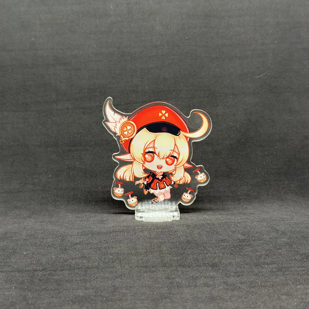 Акрилова колекційна фігурка Геншин Імпакт - Genshin Impact Chibi Клі 10 см