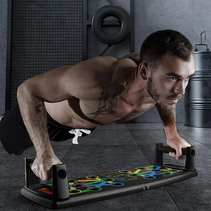 Складна дошка для віджимань підлогова з ручками Foldable Push Up Board - фото 3