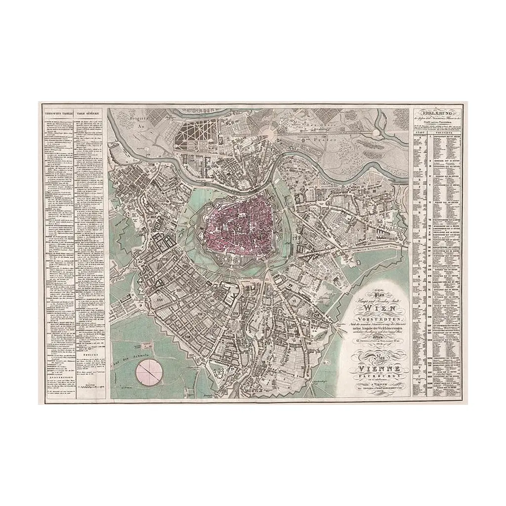 Пазл Piatnik Мапа Відня 1824 року, 1000 елементів (PT-559440) - фото 2