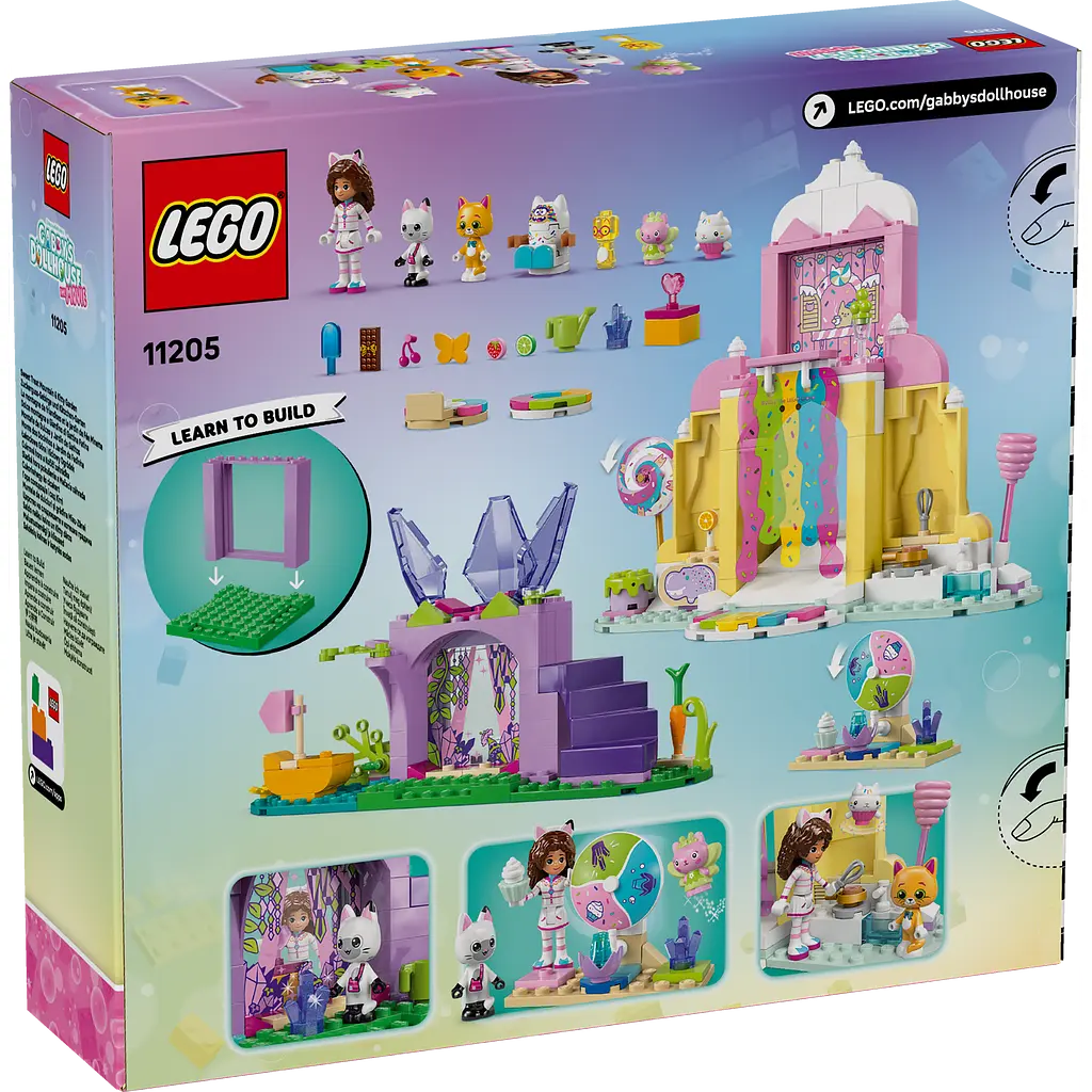 Конструктор LEGO Gabby's Dollhouse Гора Сладостей и Сад кошек 263 деталей (11205)  - фото 9