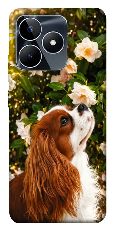 TPU чохол Demsky Flower spaniel для Realme C53