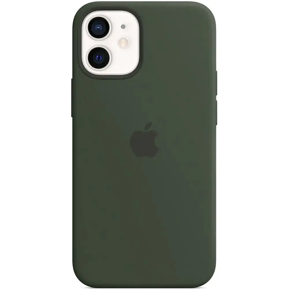 Чохол Silicone Case with MagSafe для Apple iPhone 12/12 Pro Cyprus Green ААА [77781] - фото 2