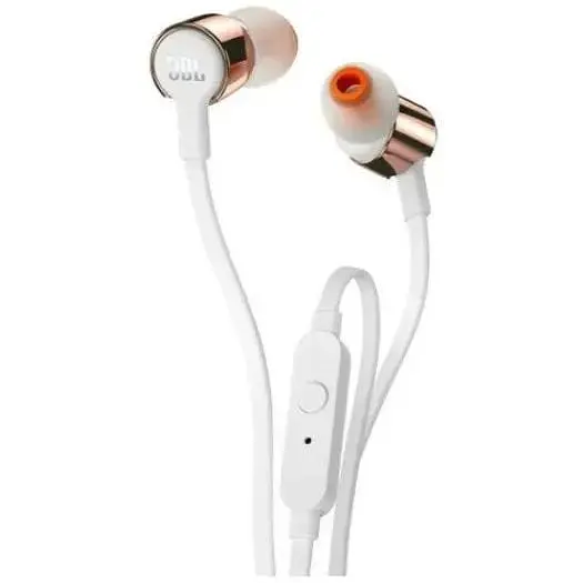 Навушники провідні - гарнітура JBL T290 Rose Gold (JBLT290RGD) - фото 3