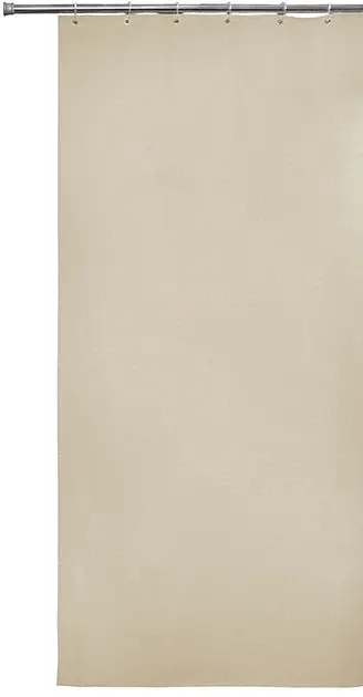 Штора для ванної кімнати Tiana Kraine Ivory PEVA 200х180 см із 12-ма кільцями
 - фото 2