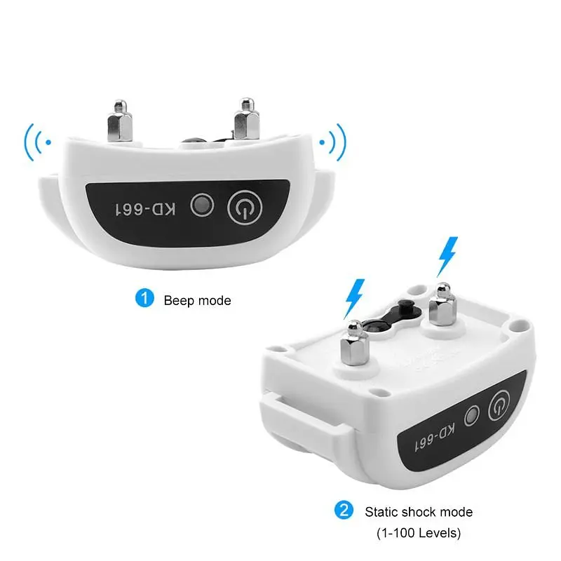 Беспроводной электронный забор для собак Pet KD-661 с 1-м ошейником, белый (100370) - фото 4