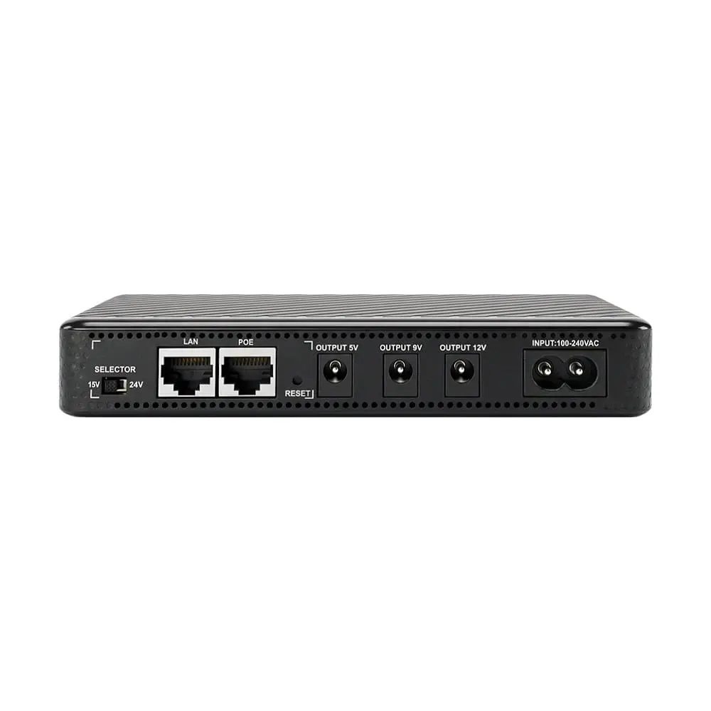 Джерело безперебійного живлення Mini UPS SKE POE-432N 8800mAh 5V/9V/12V/15V/24V/PoE, Li-ion 4*2.2Ah, для роутера та оптичного терміналу (42-00241) - фото 3