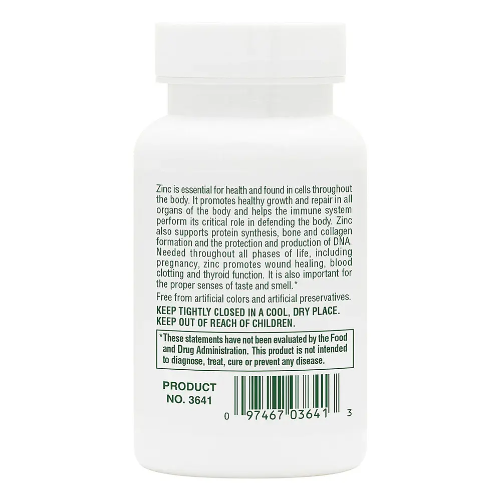 Вітаміни та мінерали NaturesPlus Zinc 30 mg 90 таблеток - фото 3