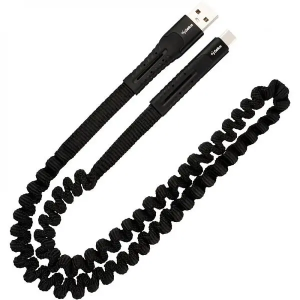 USB кабель Gelius Pro Spring Cable Type-C 2.4 А 1.2 м GP-UC101 Black - фото 2