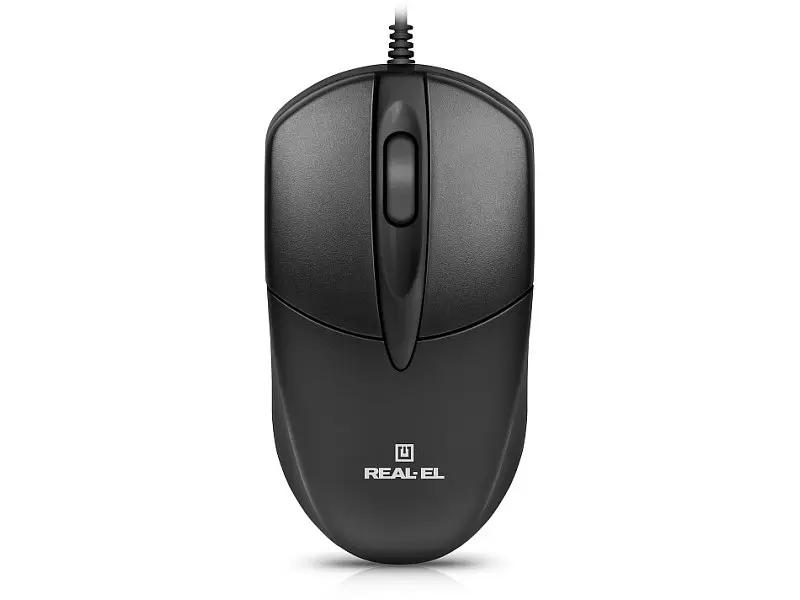 Миша REAL-EL RM-214 Black (EL123200039) - фото 3