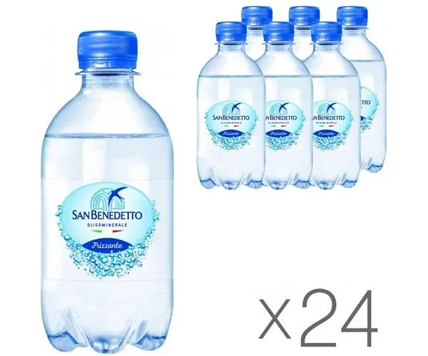 San Benedetto Bolle Decise Frizzante, Упаковка 24 шт. х 330 мл, Сан Бенедетто, Вода мінеральна, газована, ПЕТ - фото 2