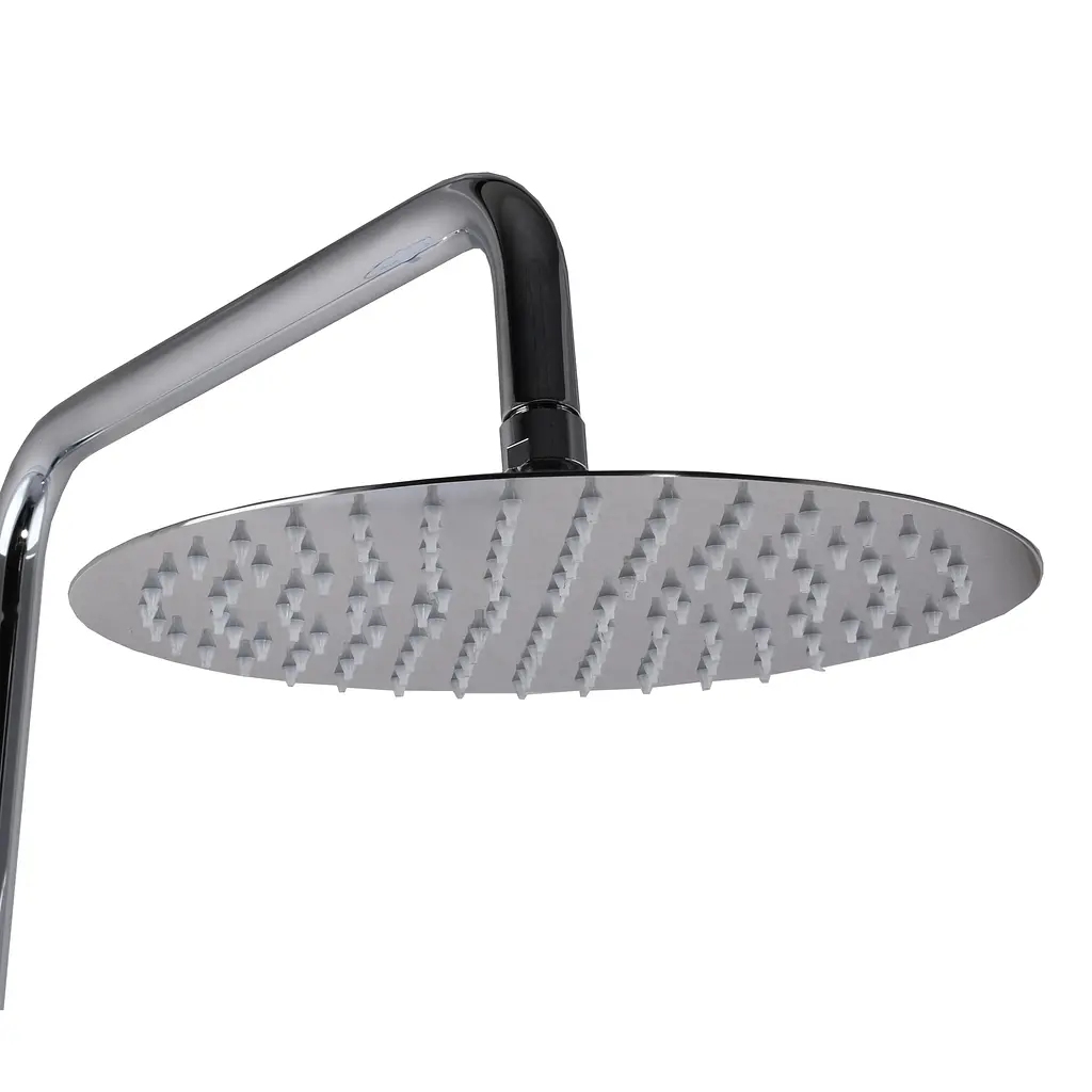 Душова система TOPAZ LOFT TLF 32102-H75-C хромована настінна для ванної з верхньою та ручною лійкою - фото 3
