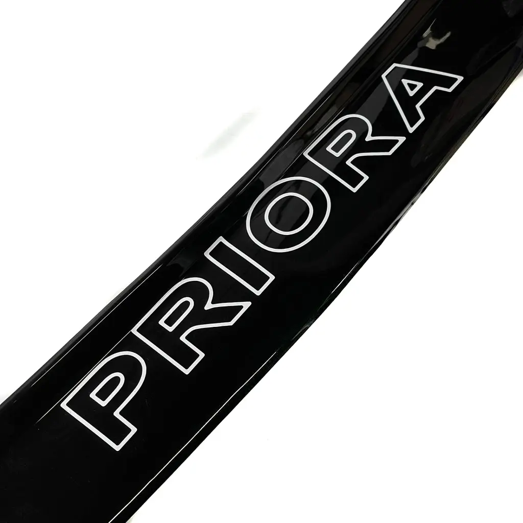 Дефлектор капота мухобойка ВАЗ Пріора 2170-2171-2172 (Евро Крипление) Voron Glass - фото 2