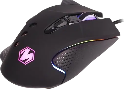 Миша Maxxter Instant 825 RGB Black (McG-9B-I825) - фото 2