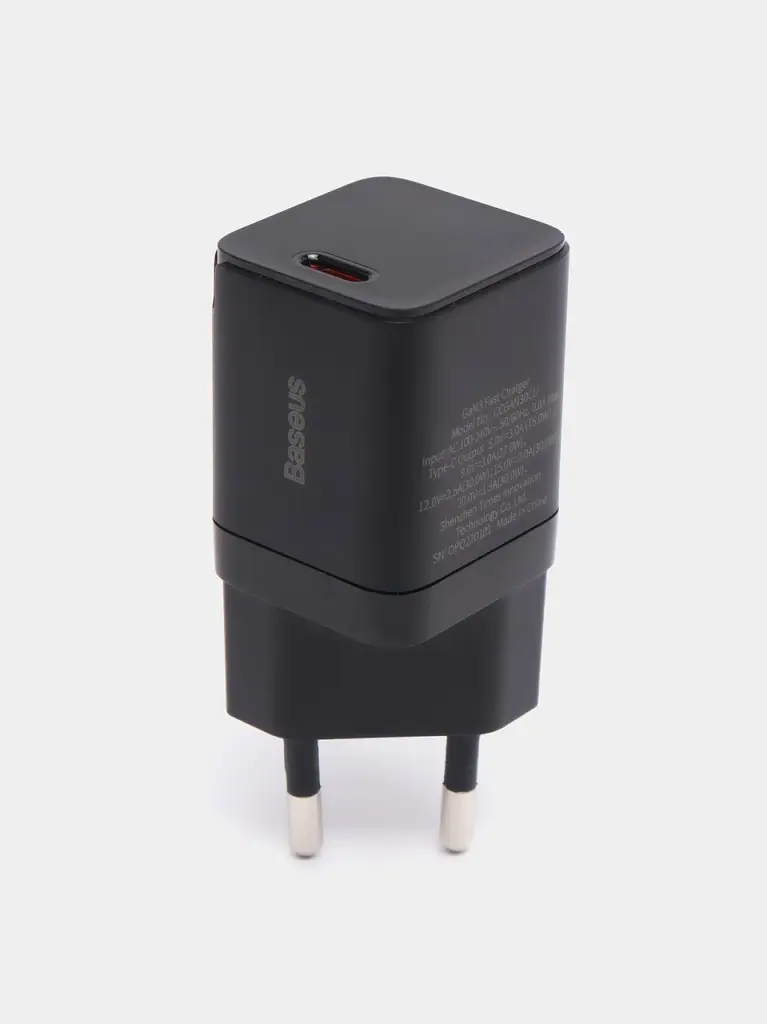 Зарядное устройство для Baseus GaN3 Fast Charger 30 W (1 Type-C) CCGN010101 - фото 5