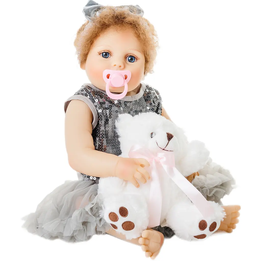 Силіконова колекційна лялька реборн reborn дівчина ема Reborn Dolls det0018820