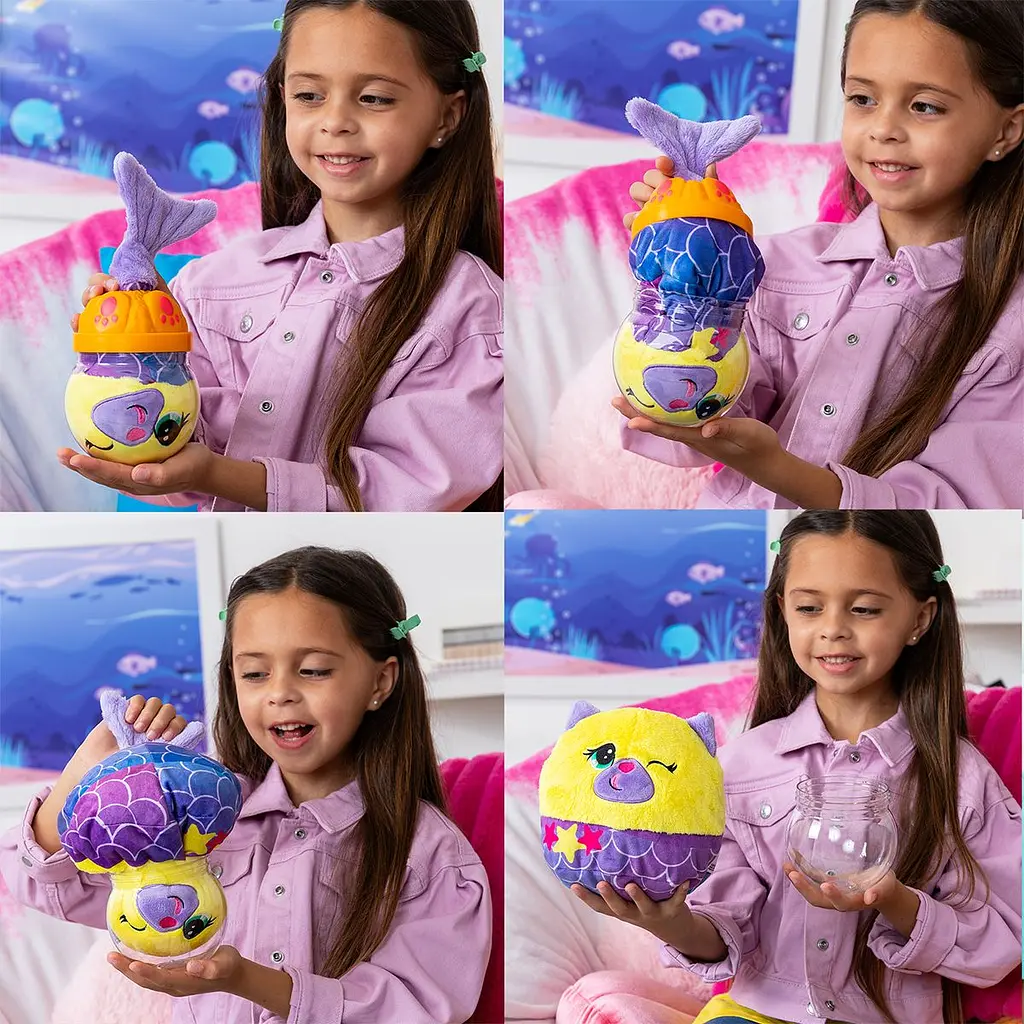 Мягкая игрушка Misfittens W2 Котенок в аквариуме в ассортименте - фото 4