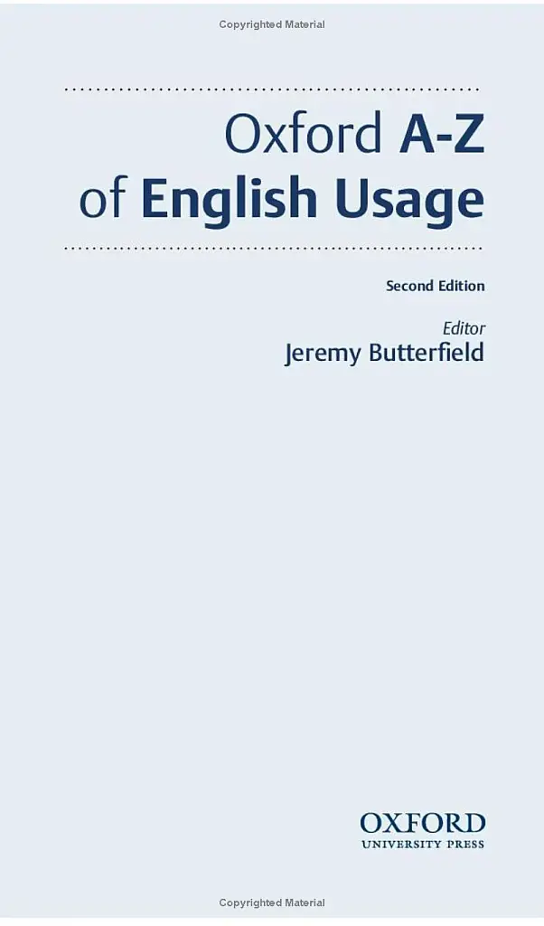 Oxford A-Z English Usage - фото 4