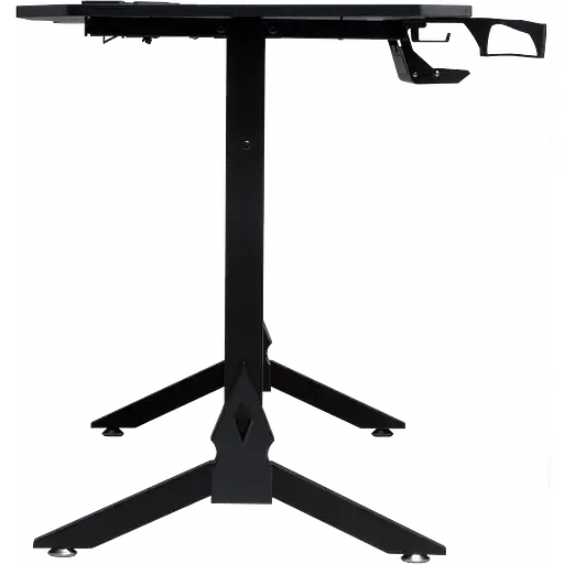 Геймерский компьютерный стол GT Racer T-1211, 120x60x73 Black (T-1211 (120x60x73) Black) - фото 7