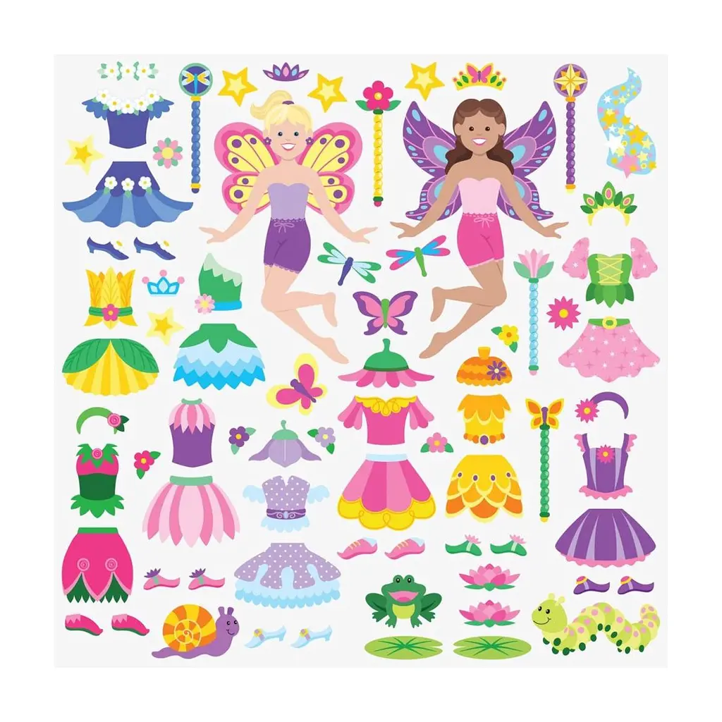Набір для творчості Melissa & Doug Багаторазові наліпки Феї (MD19414) - фото 5