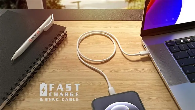 Кабель REAL-EL USB Type-C - Lightning (M/M), 1 м, White (EL123500057) - фото 2