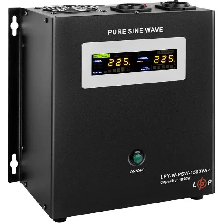 Источник бесперебойного питания [ИБП] LogicPower W1500 + 2 x LPM-GL батарея 12V - 100Ah [19801] [110356] - фото 4