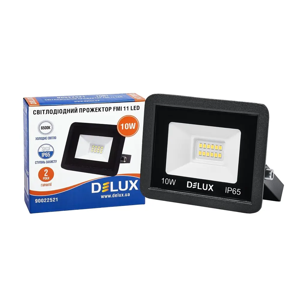 Прожектор Delux FMI 11 LED 10Вт 6500K IP65 (90022521) - фото 2