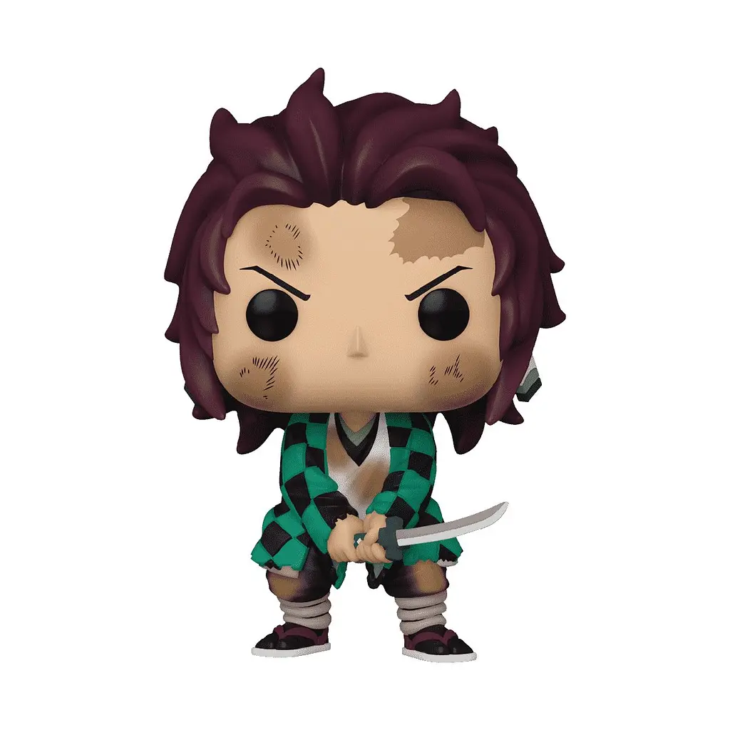 Фігурка Funko Pop Фанко Поп Demon Slayer Tanjiro Kamada Клинок, що розсікає демонів Танджиро Камадо 10 см DS TK 1403 - фото 2