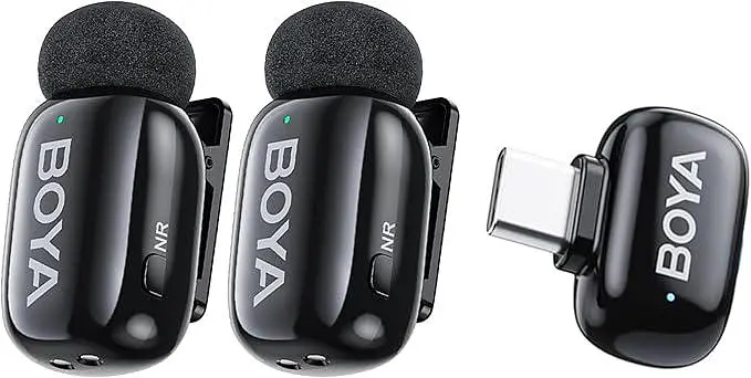 Петличний мікрофон BOYA Mini-14 Type-C 1RX 2TX Зарядний кейс - фото 2