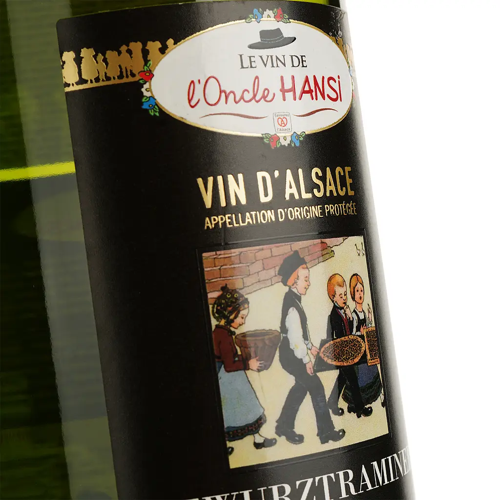 Вино Arthur Metz Hansi Vin De Alsace Gewurztraminer, белое, полусухое, 0,75 л - фото 3
