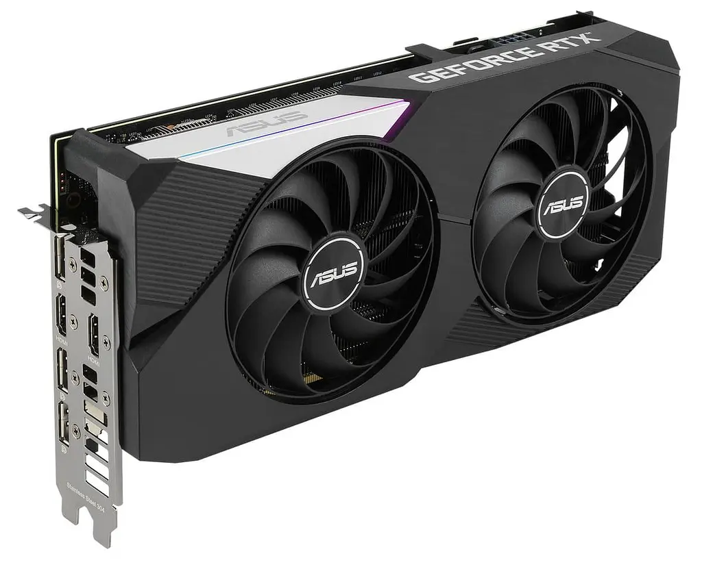 Відеокарта ASUS RTX 3060 Ti 8GB Dual V2 OC LHR (DUAL-RTX3060TI-O8G-V2) (GDDR6, 256 bit, PCI-E v4.0 x16) Б/в - фото 2