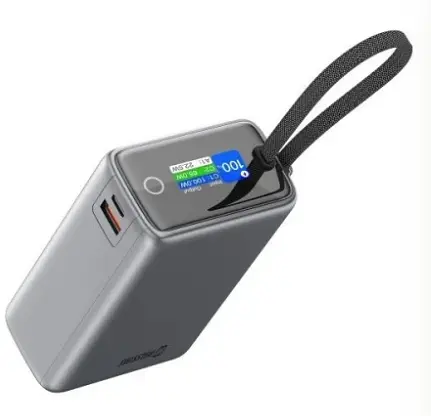 Портативная батарея Swissten POWER BANK TRAVEL 25000 mAh 100W з кабелем Type-c Silver - фото 2