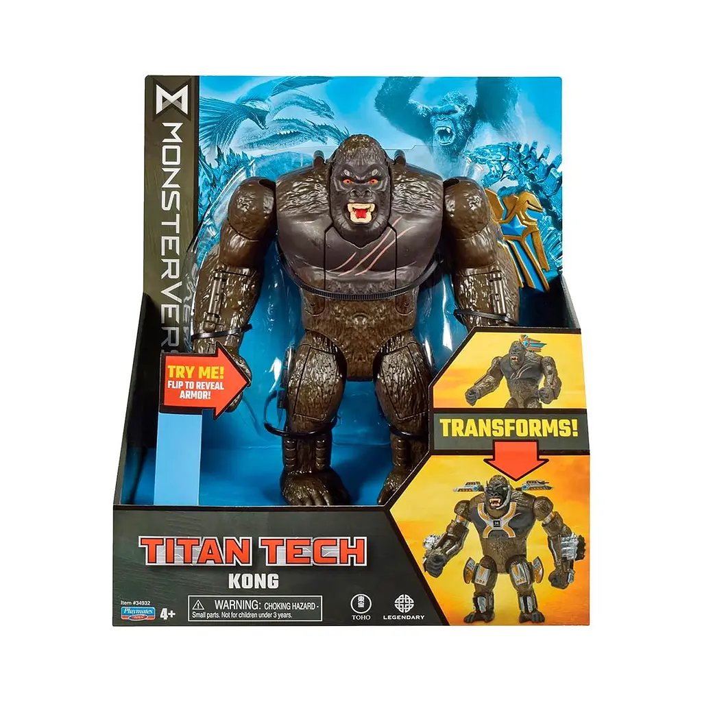 Фігурка GODZILLA VS. KONG серії «TITAN TECH» – КОНГ (20 cm) Godzilla vs. Kong 34932 - фото 8