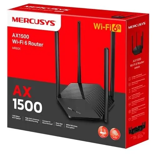Роутер MR60X Wi-Fi 802.11ax Mercusys teh0024124 - фото 3